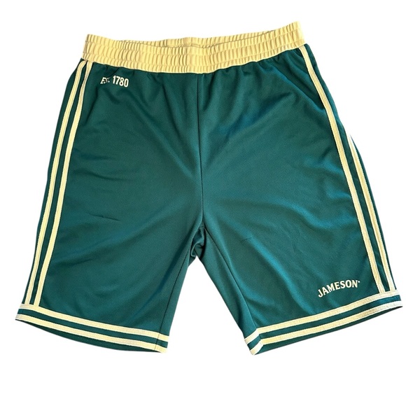 Other - Vintage Jameson Athletic Shorts Men's Irish Whiskey Green Yellow Basketball